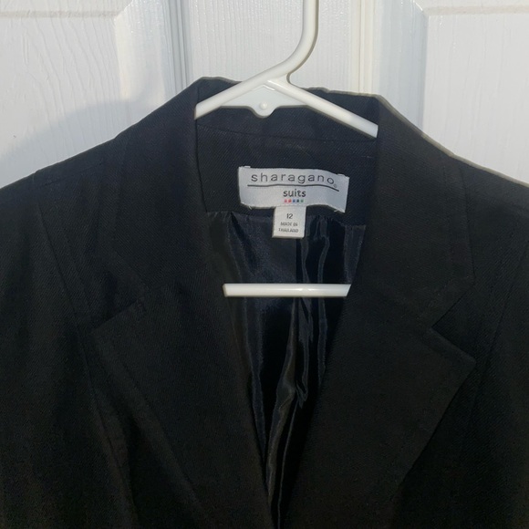 Sharagano Black Blazer size 12 - Picture 4 of 4